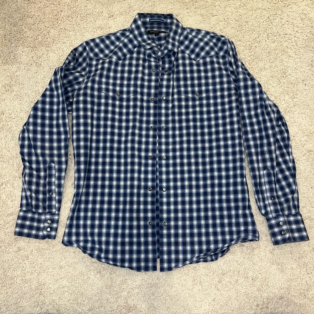 Banana Republic Blue Casual Button Down Shirt